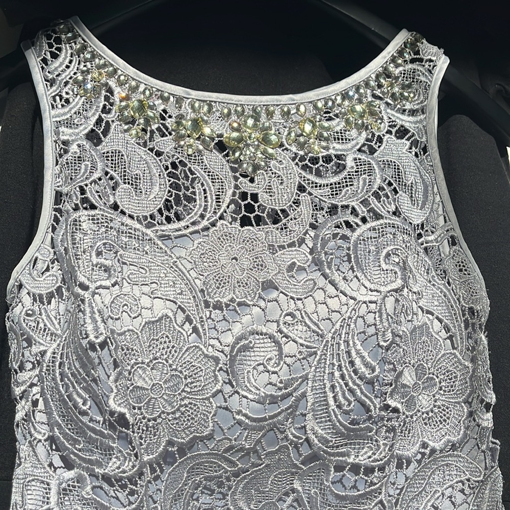 Adrianna Papell Lace Sheath Dress - Picture 4 of 12